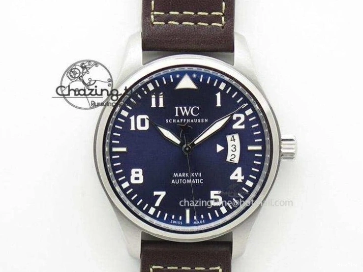 MIROTIME 0428 RelaxedFit Big Pilot Real PR IW500435 “Muhammad Ali” ZF Best Edition On Black Leather Strap A 7295